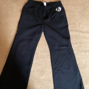 Victoria’s Secret Pink Black Straight Leg Sweatpants